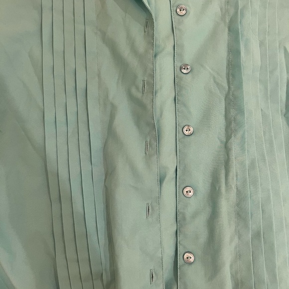 Vintage turquoise button down - Picture 6 of 6